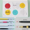 image:imageMr Pen Round Transparent Sticky Notes 18 4 Pads with Black Fineliner 200 Sheets Smooth Writing WaterResistant Clean Removal EasyPeel Sticky Notes for Bible Journaling amp PlanningCandy