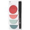 image:imageMr Pen Round Transparent Sticky Notes 18 4 Pads with Black Fineliner 200 Sheets Smooth Writing WaterResistant Clean Removal EasyPeel Sticky Notes for Bible Journaling amp PlanningVintage