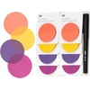 image:imageMr Pen Round Transparent Sticky Notes 18 4 Pads with Black Fineliner 200 Sheets Smooth Writing WaterResistant Clean Removal EasyPeel Sticky Notes for Bible Journaling amp PlanningSunset