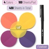image:imageMr Pen Round Transparent Sticky Notes 18 4 Pads with Black Fineliner 200 Sheets Smooth Writing WaterResistant Clean Removal EasyPeel Sticky Notes for Bible Journaling amp PlanningSunset