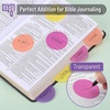 image:imageMr Pen Round Transparent Sticky Notes 18 4 Pads with Black Fineliner 200 Sheets Smooth Writing WaterResistant Clean Removal EasyPeel Sticky Notes for Bible Journaling amp PlanningSunset