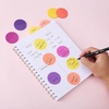 image:imageMr Pen Round Transparent Sticky Notes 18 4 Pads with Black Fineliner 200 Sheets Smooth Writing WaterResistant Clean Removal EasyPeel Sticky Notes for Bible Journaling amp PlanningSunset