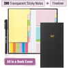 image:imageMr Pen Sticky Notes Set 410 Pack Ruled Dotted amp Blank Notes  with 150 Index Tabs Divider Sticky Pads for Bible Study Office School PlanningPastel 2