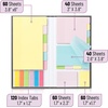 image:imageMr Pen Sticky Notes Set 410 Pack Ruled Dotted amp Blank Notes  with 150 Index Tabs Divider Sticky Pads for Bible Study Office School PlanningPastel 2