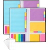 image:imageMr Pen Sticky Notes Set 410 Pack Ruled Dotted amp Blank Notes  with 150 Index Tabs Divider Sticky Pads for Bible Study Office School PlanningVibrant