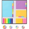 image:imageMr Pen Sticky Notes Set 410 Pack Ruled Dotted amp Blank Notes  with 150 Index Tabs Divider Sticky Pads for Bible Study Office School PlanningVibrant