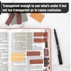 image:imageMr Pen Transparent Sticky Notes Set 200 Sheets Transparent Sticky Notes and Planner Tabs with Black Fineliner Pen for Bible Study Office School Planning Journaling amp OrganizationEarthy