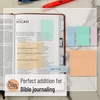image:imageMr Pen Transparent Sticky Notes Set 200 Sheets Transparent Sticky Notes and Planner Tabs with Black Fineliner Pen for Bible Study Office School Planning Journaling amp OrganizationPastel 1