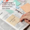 image:imageMr Pen Transparent Sticky Notes Set 200 Sheets Transparent Sticky Notes and Planner Tabs with Black Fineliner Pen for Bible Study Office School Planning Journaling amp OrganizationPastel 1