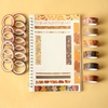 image:imageMr Pen Washi Tape Set 21 Rolls Assorted Sizes Floral  5 YardsRoll Washi Tape for Scrapbook Arts Crafts Journals and PlannersAutumn Leaves