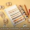 image:imageMr Pen Washi Tape Set 21 Rolls Assorted Sizes Floral  5 YardsRoll Washi Tape for Scrapbook Arts Crafts Journals and PlannersAutumn Leaves