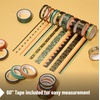 image:imageMr Pen Washi Tape Set 21 Rolls Assorted Sizes Floral  5 YardsRoll Washi Tape for Scrapbook Arts Crafts Journals and PlannersEthnic Elegance