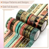 image:imageMr Pen Washi Tape Set 21 Rolls Assorted Sizes Floral  5 YardsRoll Washi Tape for Scrapbook Arts Crafts Journals and PlannersEthnic Elegance