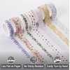 image:imageMr Pen Washi Tape Set 21 Rolls Assorted Sizes Floral  5 YardsRoll Washi Tape for Scrapbook Arts Crafts Journals and PlannersFloral