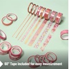 image:imageMr Pen Washi Tape Set 21 Rolls Assorted Sizes Floral  5 YardsRoll Washi Tape for Scrapbook Arts Crafts Journals and PlannersFloral Pink