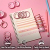 image:imageMr Pen Washi Tape Set 21 Rolls Assorted Sizes Floral  5 YardsRoll Washi Tape for Scrapbook Arts Crafts Journals and PlannersFloral Pink