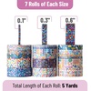 image:imageMr Pen Washi Tape Set 21 Rolls Assorted Sizes Floral  5 YardsRoll Washi Tape for Scrapbook Arts Crafts Journals and PlannersGeo Labyrinth