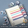 image:imageMr Pen Washi Tape Set 21 Rolls Assorted Sizes Floral  5 YardsRoll Washi Tape for Scrapbook Arts Crafts Journals and PlannersGeometric Groove
