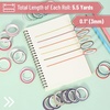 image:imageMr Pen Washi Tape Set 21 Rolls Assorted Sizes Floral  5 YardsRoll Washi Tape for Scrapbook Arts Crafts Journals and PlannersGold Foil Print