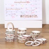 image:imageMr Pen Washi Tape Set 21 Rolls Assorted Sizes Floral  5 YardsRoll Washi Tape for Scrapbook Arts Crafts Journals and PlannersNostalgic Theme