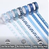 image:imageMr Pen Washi Tape Set 21 Rolls Assorted Sizes Floral  5 YardsRoll Washi Tape for Scrapbook Arts Crafts Journals and PlannersOcean Breeze