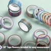 image:imageMr Pen Washi Tape Set 21 Rolls Assorted Sizes Floral  5 YardsRoll Washi Tape for Scrapbook Arts Crafts Journals and PlannersPlaid Design