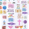 image:imageMr Pen Christian Stickers 49 Pcs Religious Jesus Bible Journaling Faith Stickers for Water Bottles Scripture