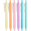 image:imageMr Pen Gel Pens Black 6 Pack Gel Ink Pens Medium Point Quick Dry Pens for Note Taking Writing Pens Retractable Gel Pens Black Ink Pens