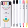 image:imageMr Pen Journaling Kit 5 Pack Journaling Pens and Highlighters and Mechanical Pencil with HardShell Carrying Case Journaling Supplies Kit Journaling Set Journaling Pens and Markers