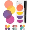 image:imageMr Pen Round Transparent Sticky Notes 18 4 Pads with Black Fineliner 200 Sheets Smooth Writing WaterResistant Clean Removal EasyPeel Sticky Notes for Bible Journaling amp PlanningSunset