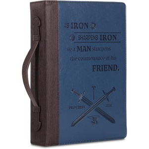 image:imageMr Pen Bible Cover Case for Men Faux Leather Bible Bags with Durable Handle amp Zipper Book Carrying Case amp Protector Bible Study Supplies Accessories Christian Art Gifts for Men Fathers Day Gift