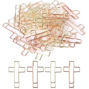 image:imageMr Pen Cross Paper Clips Gold and Rose Gold Mix 35 Pack Bible Paper Clips Bible Study Supplies for Christian Office and Home Journaling Papers Clip Christian Journaling Supplies