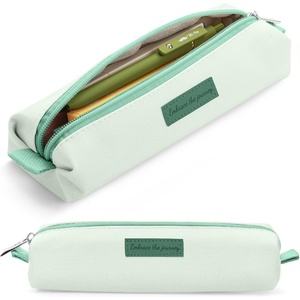 image:imageMr Pen Cute Pencil Case Pouch Multipurpose Canvas Bible Pencil Pouch Smooth Zipper Premium Material Neat Stitches Ideal for Stationery Cosmetics Electronics School Office TravelLaurel