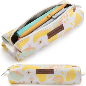 image:imageMr Pen Cute Pencil Case Pouch Multipurpose Canvas Bible Pencil Pouch Smooth Zipper Premium Material Neat Stitches Ideal for Stationery Cosmetics Electronics School Office TravelAutumn