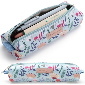 image:imageMr Pen Cute Pencil Case Pouch Multipurpose Canvas Bible Pencil Pouch Smooth Zipper Premium Material Neat Stitches Ideal for Stationery Cosmetics Electronics School Office TravelSummer