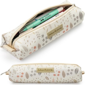 image:imageMr Pen Cute Pencil Case Pouch Multipurpose Canvas Bible Pencil Pouch Smooth Zipper Premium Material Neat Stitches Ideal for Stationery Cosmetics Electronics School Office TravelBoho