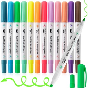 image:imageMr Pen Dual Tip Highlighters Pastel Colors 12 Pack Fine amp Chisel Tip Assorted Colors Markers for Journaling