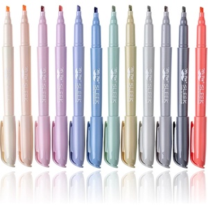 image:imageMr Pen Highlighters 12 Pack Pastel Colors Chisel Tip QuickDry SmearResistant Odorless Highlighters for School Office amp JournalingMorandi