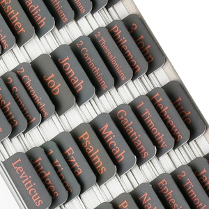 image:imageMr Pen Laminated Bible Tabs 75 pcs EasytoRead amp Apply Tear Resistant Index Tabs for Women and Men Bible Study Journaling Prayer amp Scripture NavigationCool Gray
