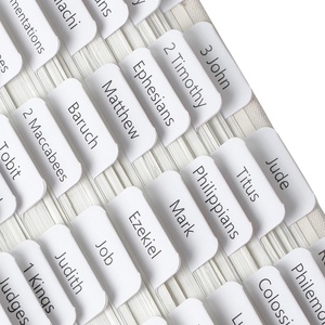 image:imageMr Pen Laminated Bible Tabs 75 pcs EasytoRead amp Apply Tear Resistant Index Tabs for Women and Men Bible Study Journaling Prayer amp Scripture NavigationWhite