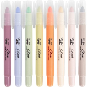 image:imageMr Pen No Bleed Gel Highlighters Fluorescent Assorted Colors 12 Pack Bible Highlighters and Pens No Bleed Bible Markers for Study Journaling School Supplies and AccessoriesPastel Colors 3