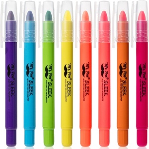 image:imageMr Pen No Bleed Gel Highlighters Fluorescent Assorted Colors 12 Pack Bible Highlighters and Pens No Bleed Bible Markers for Study Journaling School Supplies and AccessoriesVibrant Colors 1