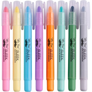 image:imageMr Pen No Bleed Gel Highlighters Fluorescent Assorted Colors 12 Pack Bible Highlighters and Pens No Bleed Bible Markers for Study Journaling School Supplies and AccessoriesPastel Colors 1