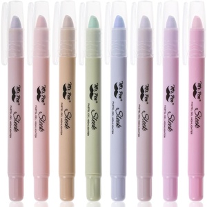 image:imageMr Pen No Bleed Gel Highlighters Fluorescent Assorted Colors 12 Pack Bible Highlighters and Pens No Bleed Bible Markers for Study Journaling School Supplies and AccessoriesMorandi Colors 1