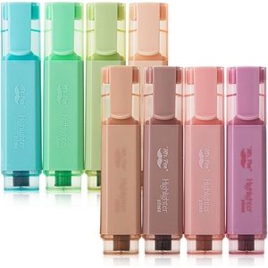 image:imageMr Pen Pastel Highlighters 8 Pack Highlighters with Firm Chisel Tip Quick Dry amp NonToxic No Bleed on Standard Paper Ideal for Highlighting Underlining Journaling amp ColoringVintage