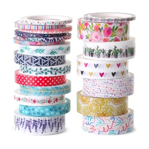 image:imageMr Pen Washi Tape Set 21 Rolls Assorted Sizes Floral  5 YardsRoll Washi Tape for Scrapbook Arts Crafts Journals and PlannersFloral