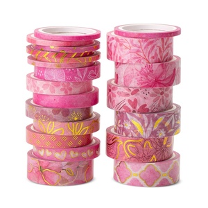 image:imageMr Pen Washi Tape Set 21 Rolls Assorted Sizes Floral  5 YardsRoll Washi Tape for Scrapbook Arts Crafts Journals and PlannersFloral Pink