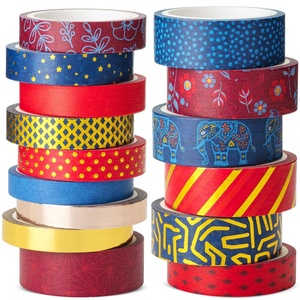 image:imageMr Pen Washi Tape Set 21 Rolls Assorted Sizes Floral  5 YardsRoll Washi Tape for Scrapbook Arts Crafts Journals and PlannersGilded Grandeur