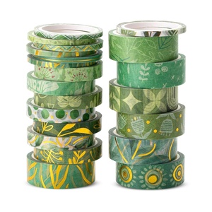 image:imageMr Pen Washi Tape Set 21 Rolls Assorted Sizes Floral  5 YardsRoll Washi Tape for Scrapbook Arts Crafts Journals and PlannersGreenery Summer