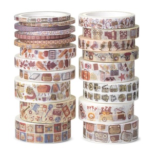 image:imageMr Pen Washi Tape Set 21 Rolls Assorted Sizes Floral  5 YardsRoll Washi Tape for Scrapbook Arts Crafts Journals and PlannersNostalgic Theme